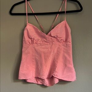 Vintage 00’s pink silk banana republic cami